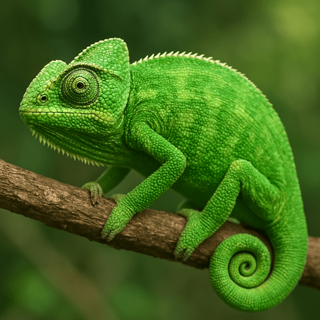 Low UV Level Chameleon
